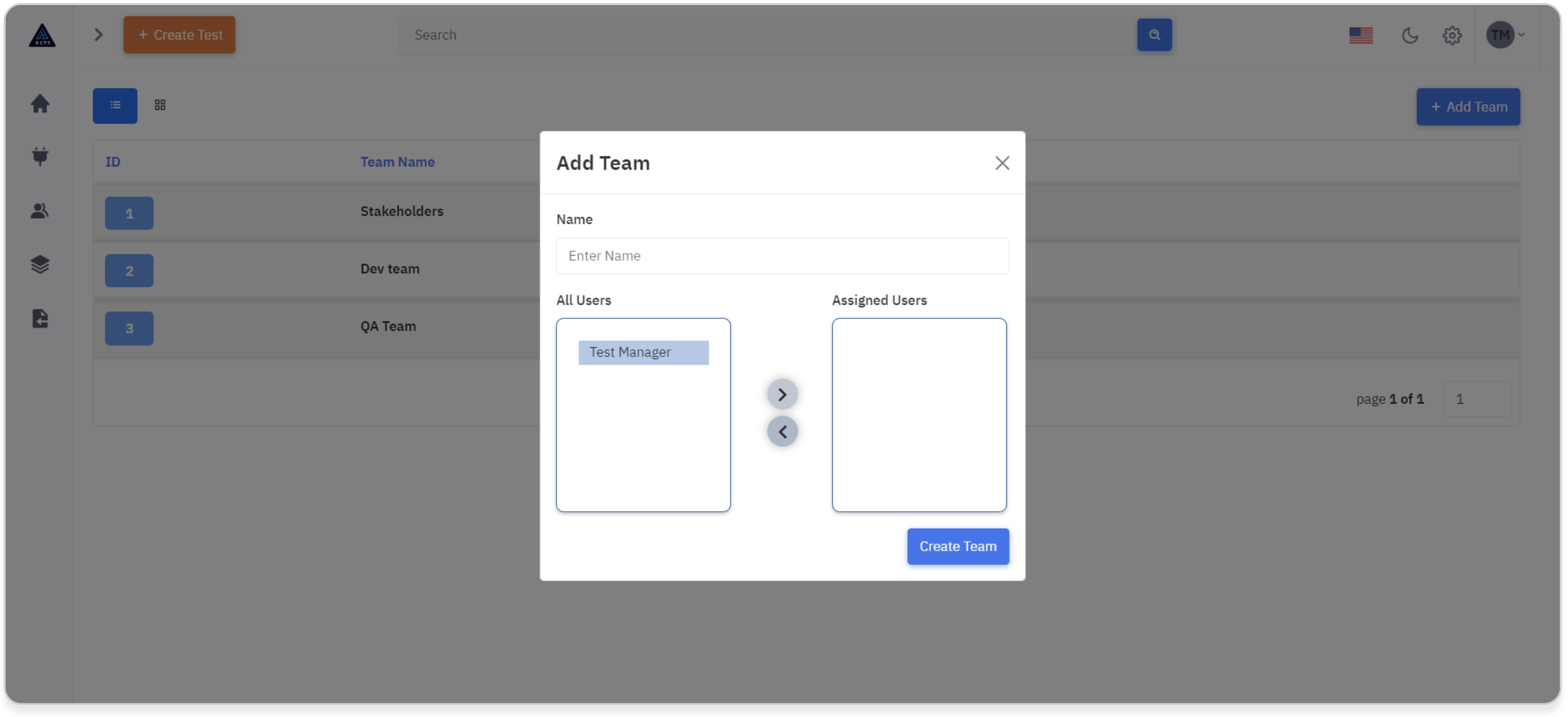 Create Teams