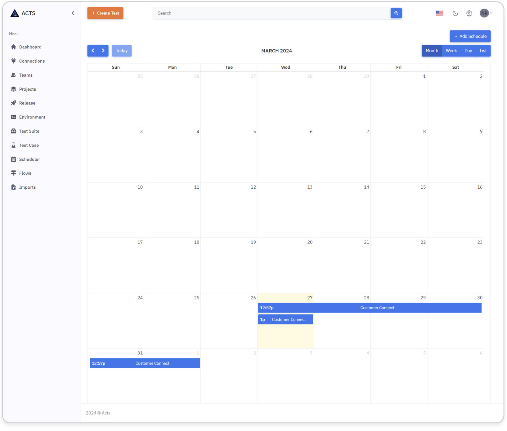View Scheduler